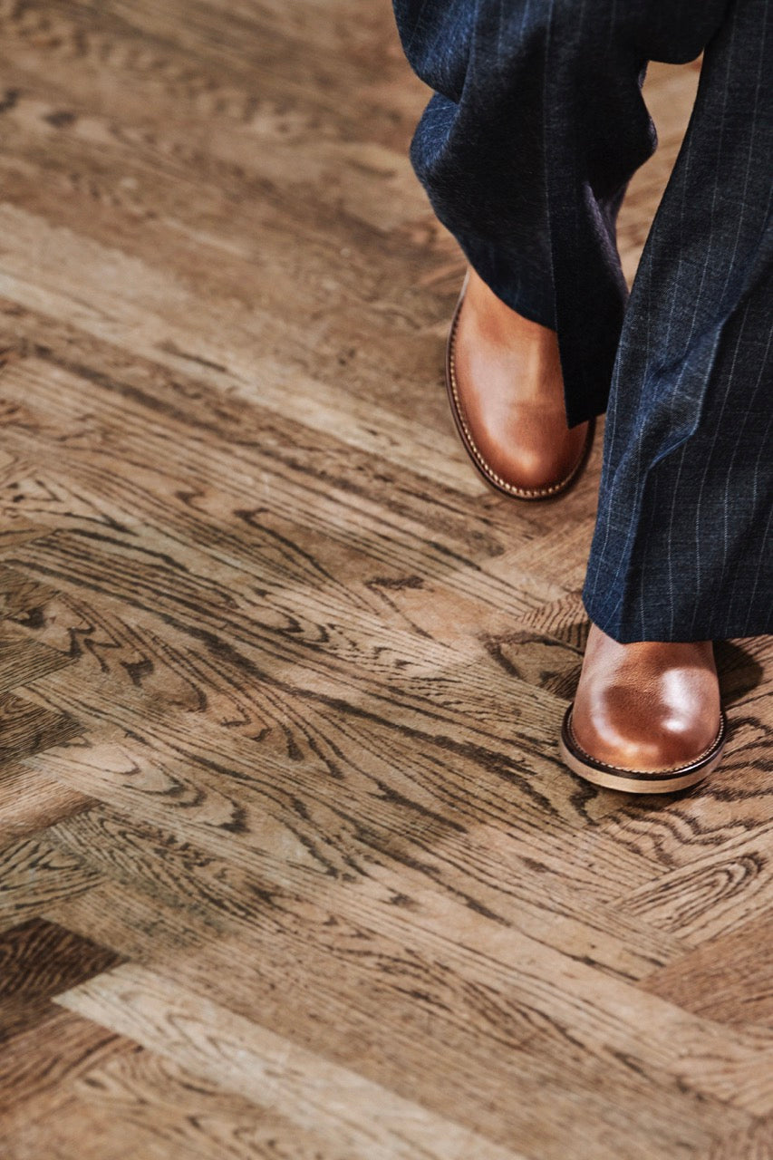 ブーツその他 Eva Brown Suede Harness Zip Boot Tan Suede | Thomas Bird | tblon.com