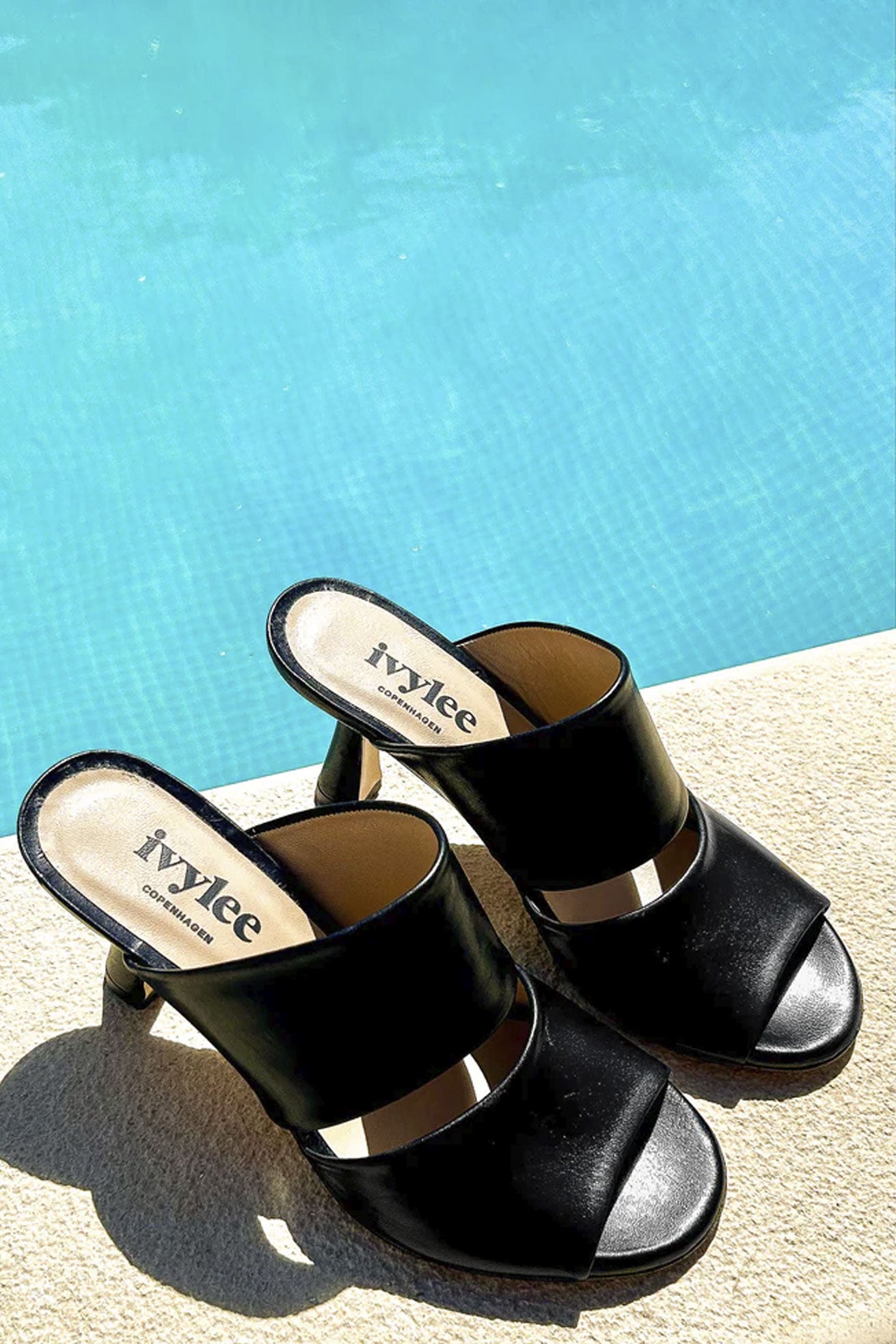 Marilyn - Handmade Black Leather Stiletto Sandal