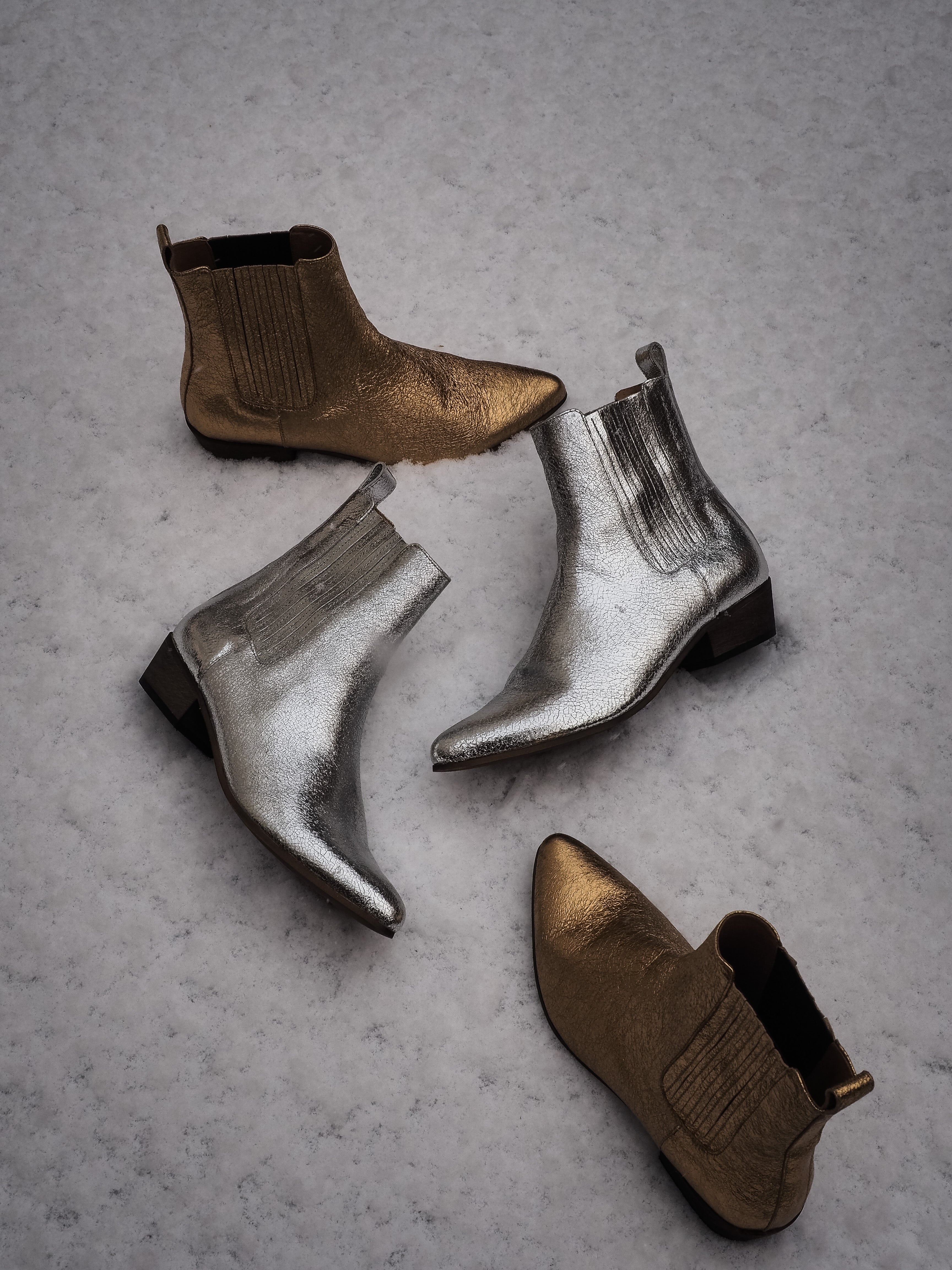 Hadlee heeled boot outlet silver