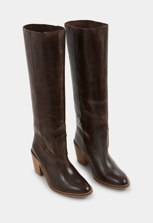 Ivylee Copenhagen Jenny High Boots Dark Brown