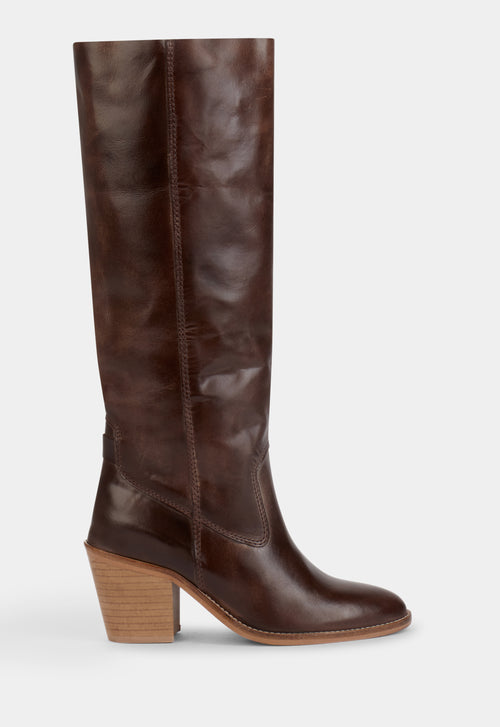 Ivylee Copenhagen Jenny High Boots Dark Brown