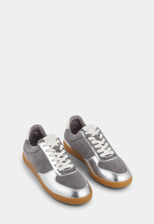 Ivylee Copenhagen Robin Suede Sneakers Silver/Grey