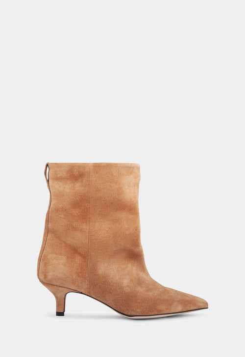 Ivylee Copenhagen Sara Heeled Boots Dark Tan