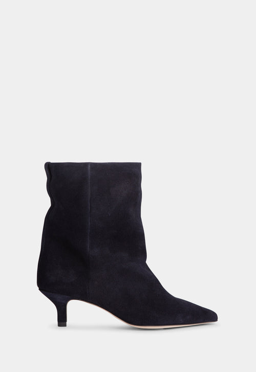 Ivylee Copenhagen Sara Heeled Boots Midnight Blue